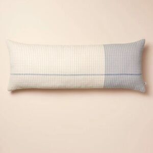HEARTH & HAND NEW Dolby striped color block decorative lumbar pillow -14 x 36